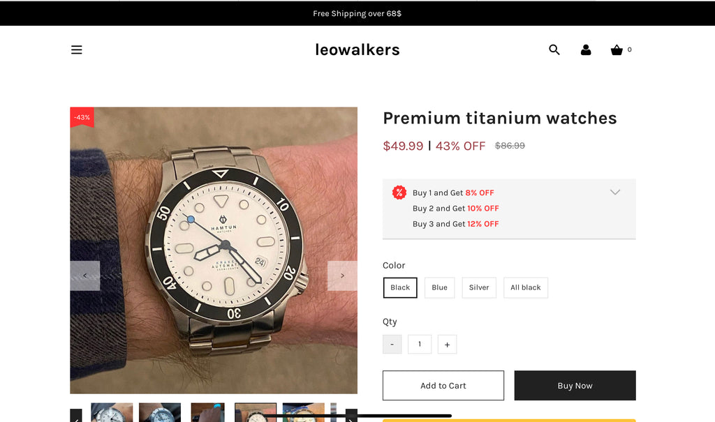 Counterfeit Hamtun watches